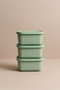 Hermia Juego de cajas de almacenamiento BU0012, 3 piezas, caqui